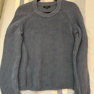 Quince 100% Cotton Fisherman Crew Neck Sweater